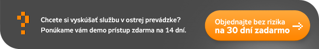 Ponúkame Vám demo prístup zdarma na 30 dní.